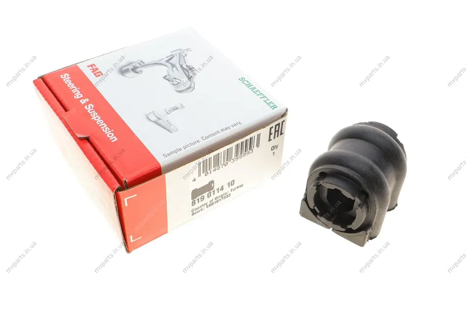 Втулка стабілізатора (переднього) Mini Cooper 2/One 2 07- (d=23,5mm) 819 0114 10 FAG 819-0114-10 (фото 1)
