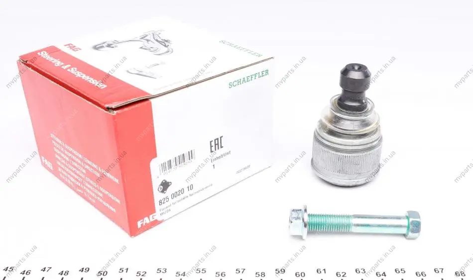 Опора кульова (передня/знизу) Mazda 323/626 -04 825 0020 10 FAG 825-0020-10 (фото 1)