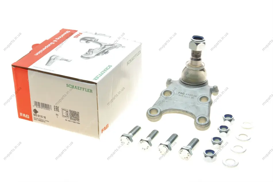 Опора кульова (передня/знизу) Isuzu Trooper 84-91/ Opel Campo 94-01/Frontera 92-04 825 0115 10 FAG 825-0115-10 (фото 1)
