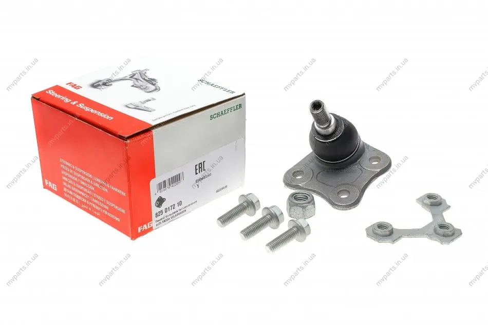 Опора кульова (передня/знизу/L) Audi A3 -93/VW Golf IV -06 825 0172 10 FAG 825-0172-10 (фото 1)