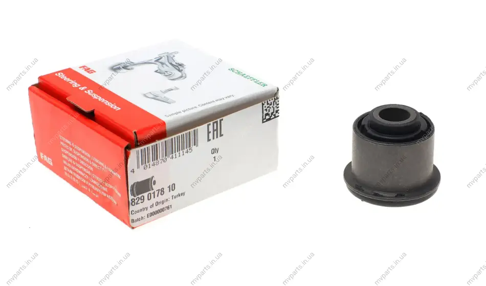 Сайлентблок важеля (переднього/знизу/спереду) Peugeot 406 95-04 829 0178 10 FAG 829-0178-10 (фото 1)