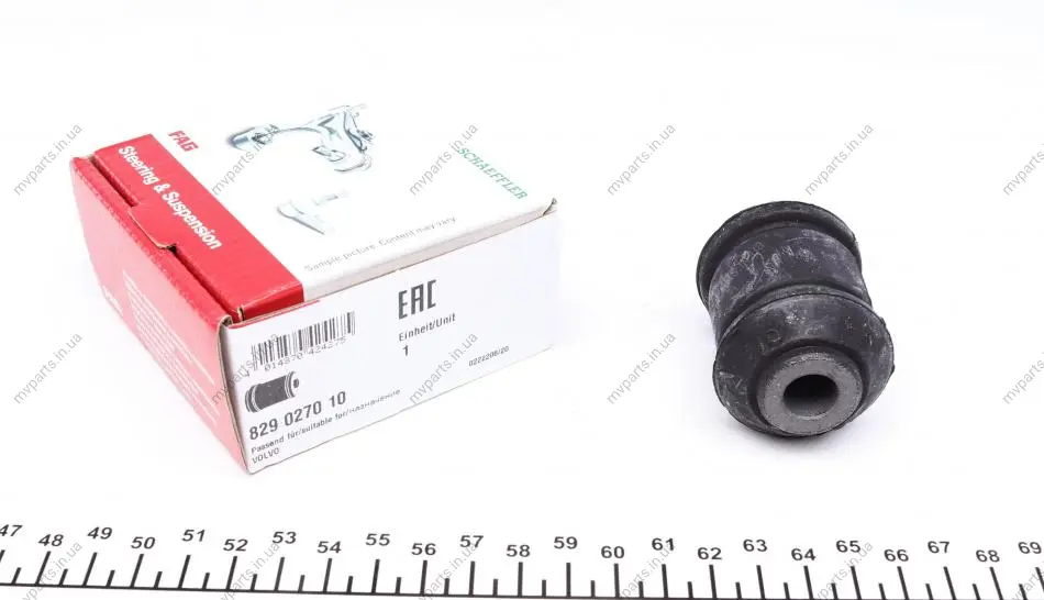 Сайлентблок важеля (переднього/ззовні) Volvo S40/V40/Mitsubishi Colt V 92-06 (12.1x37.5x60) 829 0270 10 FAG 829-0270-10 (фото 1)