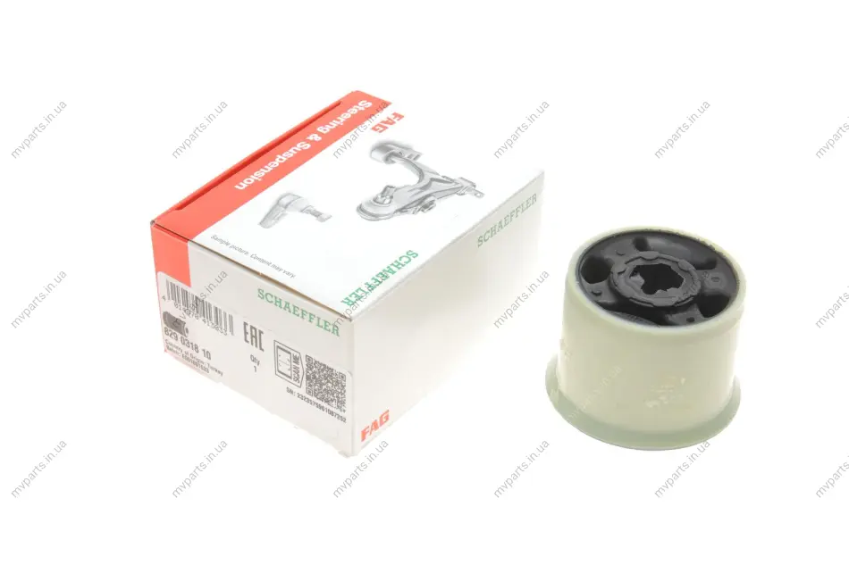 Сайлентблок важеля (переднього/ззаду) Skoda Fabia/VW Polo 99-10 829 0318 10 FAG 829-0318-10 (фото 1)