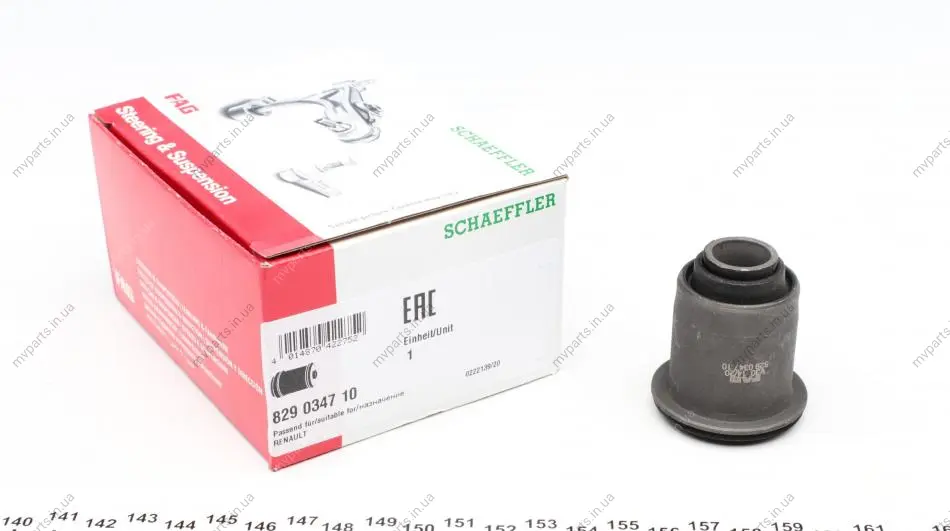 Сайлентблок важеля (переднього/знизу/спереду) Renault Megane II 03-09 829 0347 10 FAG 829-0347-10 (фото 1)