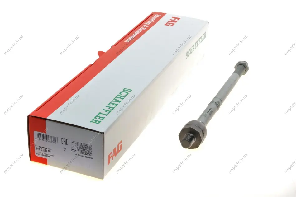 Тяга рульова VW Caddy III/IV 03-/Audi A3 03-, Л=П 840 0169 10 FAG 840-0169-10 (фото 1)