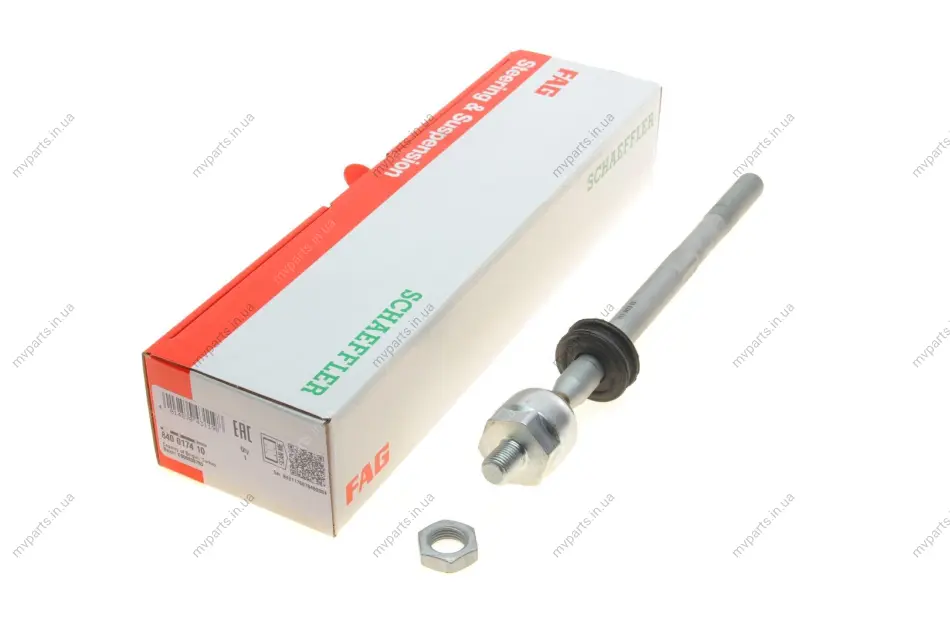 Тяга рульова VW T4 1,9D/2.0/2.4D2.5/2.5TDI, 91-03, L=295mm, (з ГПК) 840 0174 10 FAG 840-0174-10 (фото 1)