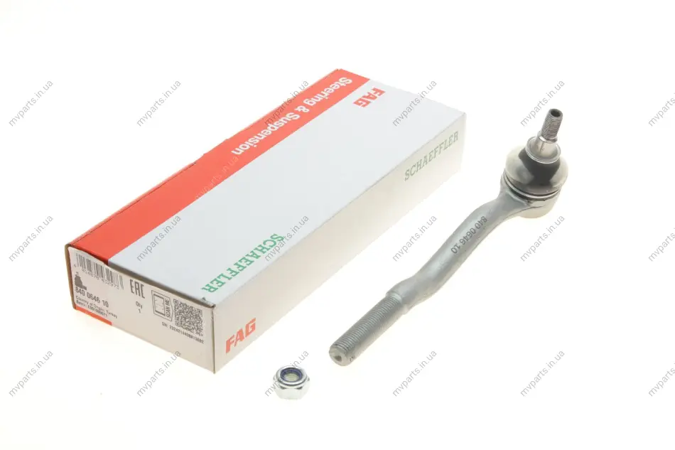 Наконечник тяги рульової BMW 3 (E30)/Z1 82-94 M10/M20/M40/S14 840 0646 10 FAG 840-0646-10 (фото 1)