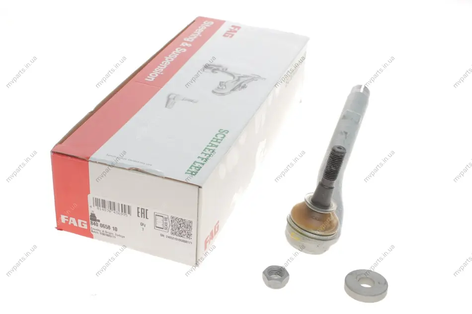 Наконечник тяги рульової (L) BMW 5 (E39) 840 0658 10 FAG 840-0658-10 (фото 1)
