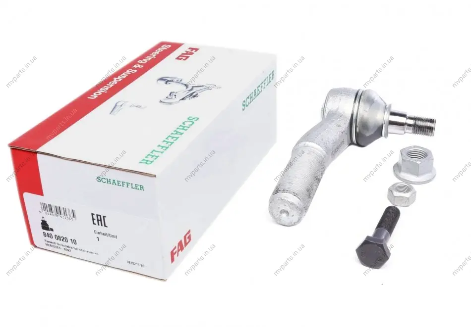 Наконечник тяги рульової (R) MB 207-307D (M24x1.5) (поперечн.) 840 0820 10 FAG 840-0820-10 (фото 1)