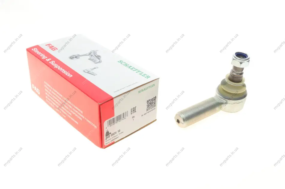 Наконечник тяги рульової Daf 75-95/Iveco/MAN 00- (з правою різьбою) 840 0824 10 FAG 840-0824-10 (фото 1)