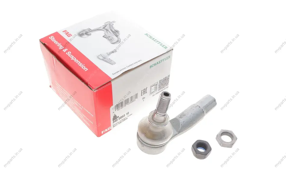 Наконечник тяги рульової (L) Audi A3/Skoda Octavia/VW Golf IV 95-06 840 0893 10 FAG 840-0893-10 (фото 1)