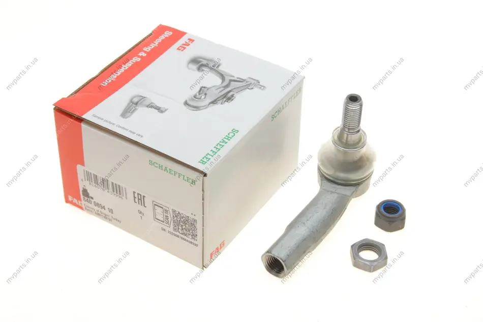 Наконечник тяги рульової (R) Audi A2/A3/Skoda Octavia/VW Bora/Golf IV 95-06 840 0894 10 FAG 840-0894-10 (фото 1)
