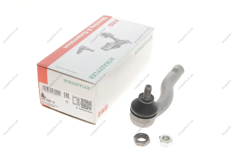 Наконечник тяги рульової (L) Fiat Doblo 01- 840 0908 10 FAG 840-0908-10 (фото 1)