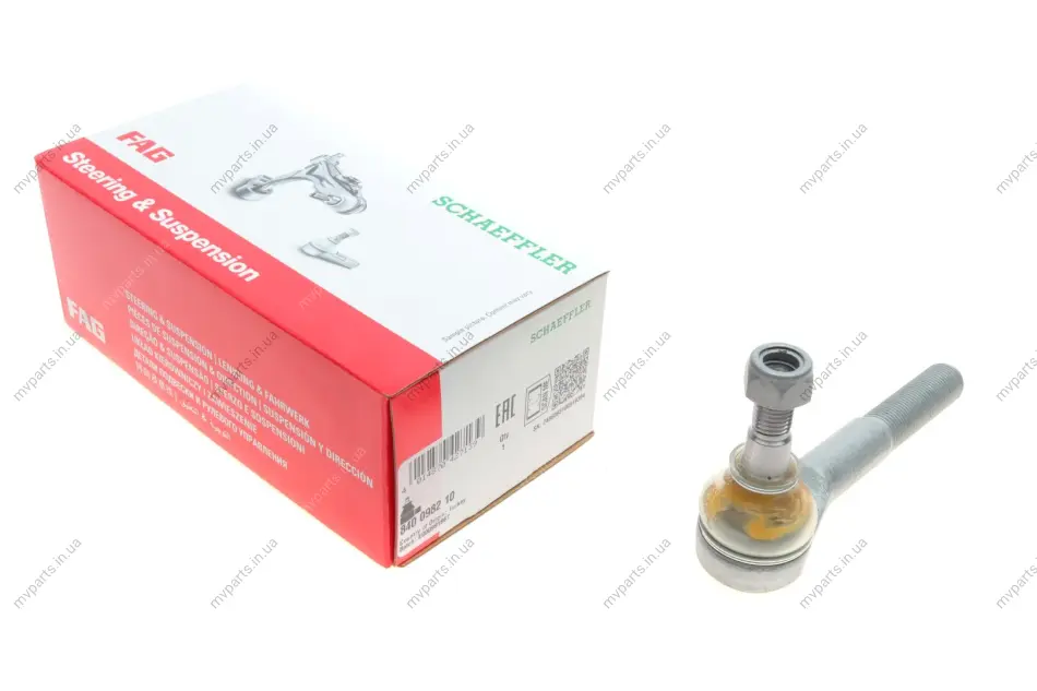 Наконечник тяги рульової Nissan Pathfinder 2.4/3.0 -95 (зовнішній) 840 0982 10 FAG 840-0982-10 (фото 1)