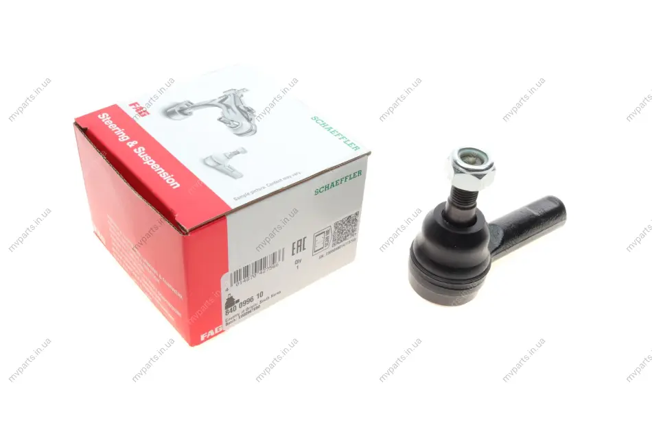 Наконечник тяги рульової Nissan X-Trail 01-13/Pathfinder II 97-04/Pick Up 98-05 840 0996 10 FAG 840-0996-10 (фото 1)