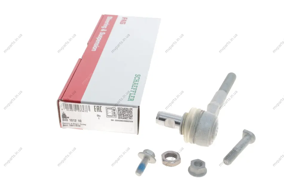 Наконечник тяги рульової Audi A4/A6 04-, L=R 840 1012 10 FAG 840-1012-10 (фото 1)