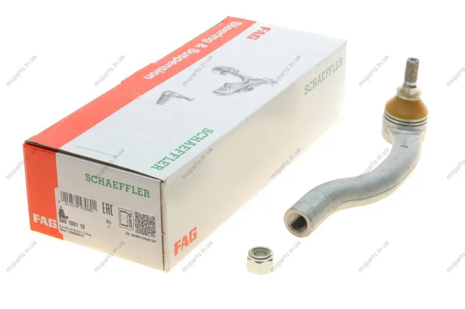 Наконечник тяги рульової (L) Toyota Rav 4 III/IV 06- 840 1091 10 FAG 840-1091-10 (фото 1)