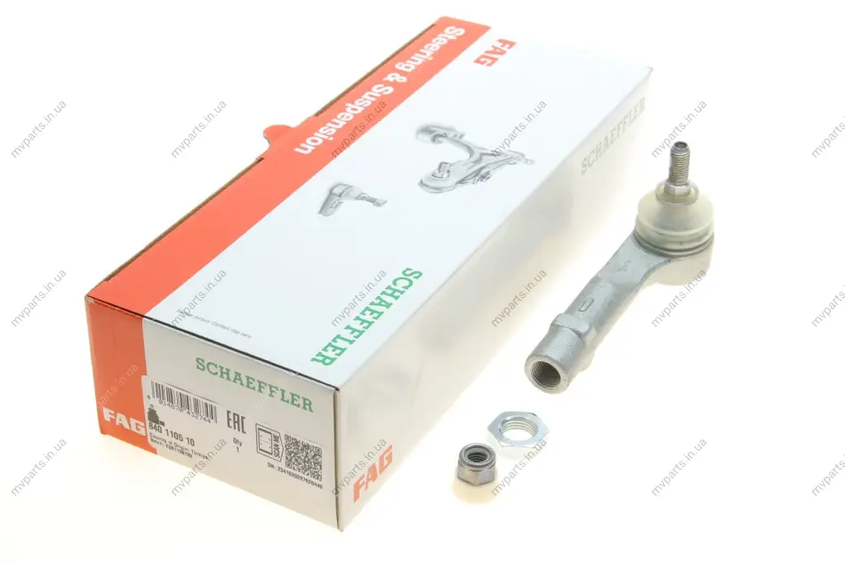 Наконечник тяги рульової (R) Citroen C4 Grand Picasso I (UA_), 10/06 - 12/13 840 1105 10 FAG 840-1105-10 (фото 1)