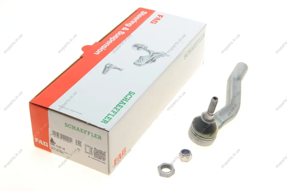 Наконечник тяги рульової (R) Renault Clio/Captur/Zoe 12- 840 1145 10 FAG 840-1145-10 (фото 1)