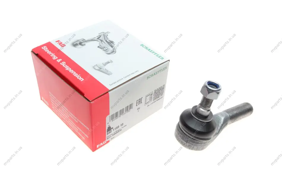 Наконечник тяги рульової Nissan Navara (D22)/Pick UP(D22) 97-04 840 1159 10 FAG 840-1159-10 (фото 1)