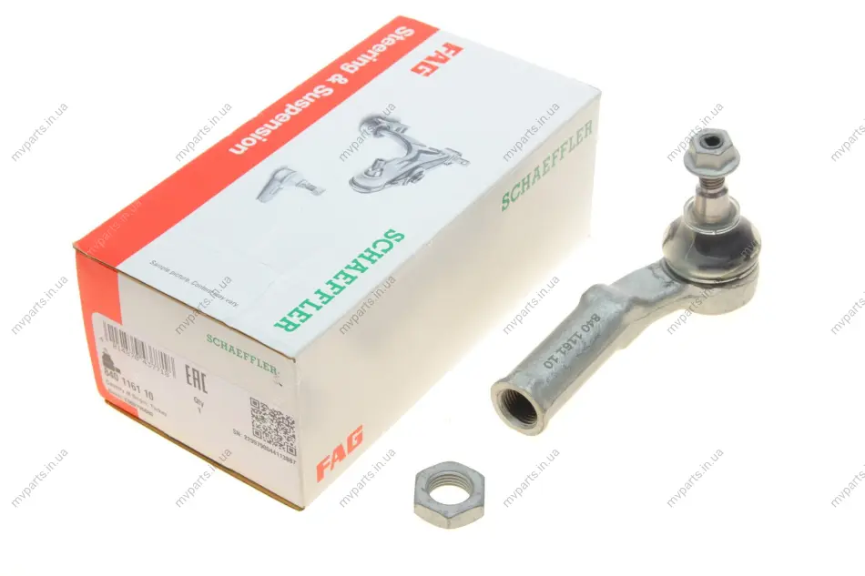 Наконечник тяги рульової (R) Ford Kuga 2.0 TDCI 08- 840 1161 10 FAG 840-1161-10 (фото 1)