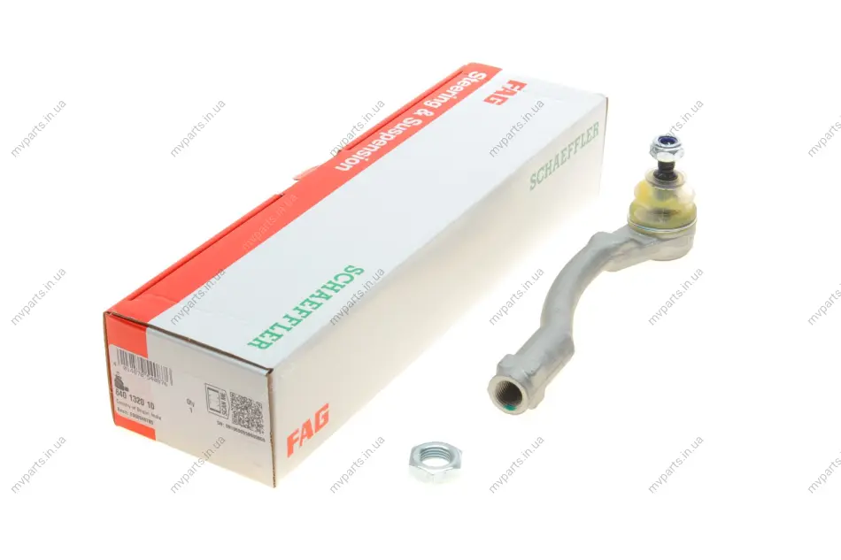 Наконечник тяги рульової (R) Hyundai i20 08-15/ix20 10-/Kia Soul/Venga 09- 840 1320 10 FAG 840-1320-10 (фото 1)