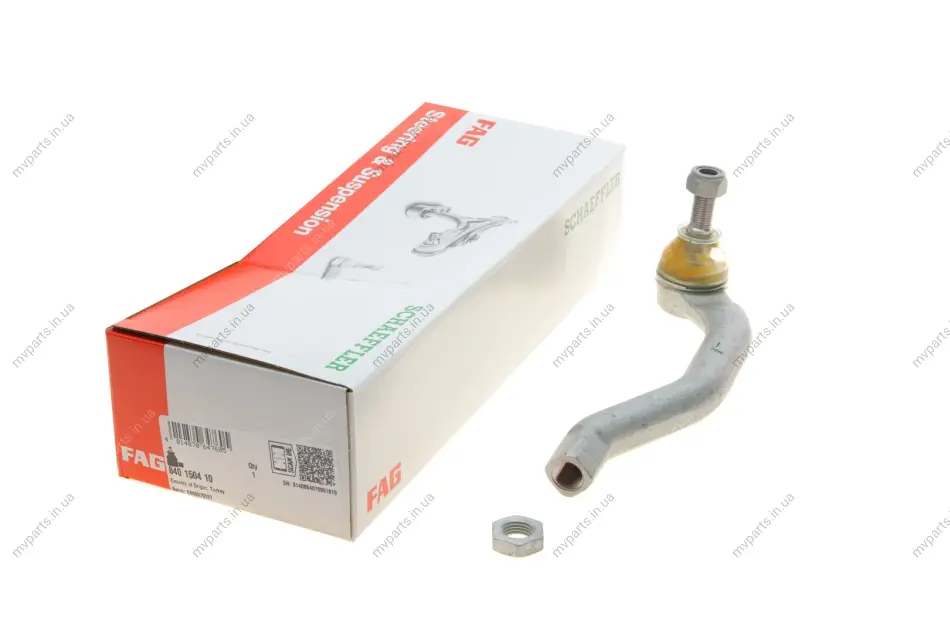 Наконечник тяги рульової (L) Honda Civic VIII 1.3 Hybrid 06- 840 1504 10 FAG 840-1504-10 (фото 1)