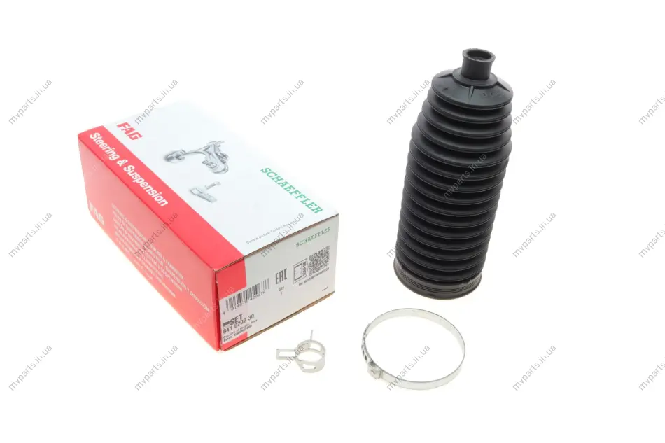 Пильник рейки рульової Renault Laguna III 07- (L=182mm) 841 0202 30 FAG 841-0202-30 (фото 1)