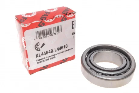 Підшипник маточини (задньої) Kia Rio -05/Mazda 626 -87 (26.99x50.29x14.22) KL44649.L44610 FAG KL44649-L44610