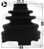 Пильовик ШРКШ внутр. TOYOTA,LEXUS (вир-во) FEBEST 0115-ACV40T (фото 2)