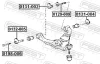 Болт з ексцентриком TOYOTA LAND CRUISER 02- (Вир-во) FEBEST 0129-009 (фото 2)