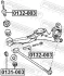 Гайка з ексцентриком TOYOTA RAV4 94-05 (Вир-во) FEBEST 0131-003 (фото 2)