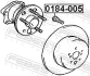 Болт кріплення колеса LEXUS ES, TOYOTA AVENSIS, CAMRY, YARIS 78- (Вир-во) FEBEST 0184-005 (фото 2)