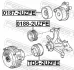 Натягувач ременя ГРМ Toyota Land Cruiser 05-12 Sequoia Lexus GS/GX/LS/LX/SC FEBEST 0187-2UZFE (фото 2)