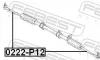 Тяга рульова NISSAN PRIMERA (P12, WP12) 02-перед. міст із двох сторін (Вир-во) FEBEST 0222-P12 (фото 2)