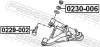Ексцентрик NISSAN, RENAULT (Вир-во) FEBEST 0230-006 (фото 2)