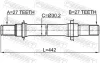 ПІВВІСЬ ПРАВА 27X441.6X27, HONDA ACCORD VII, VIII, FR-V, STREAM (вир-во) FEBEST 0312-CL7ATRH (фото 2)