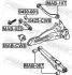 Ексцентрик MITSUBISHI LANCER VIII, OUTLANDER II-III 06- (Вир-во) FEBEST 0430-001 (фото 2)