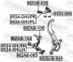 Опора кульова MAZDA 6 02-07 перед. міст із двох сторін (Вир-во) FEBEST 0520-065 (фото 2)