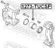 Пильовик втулки направляючої супорта передн. HYUNDAI TUCSON 2004-2010 (вир-во) FEBEST 1273-TUCSF (фото 2)