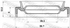 САЛЬНИК ПРИВОДУ 39.3X55.7X9X10.5 (вир-во) FEBEST 95CDS-41560910X (фото 2)