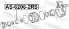 Підшипник кульковий 30X62X16 CHEVROLET, FORD, KIA (Вир-во) FEBEST AS-6206-2RS (фото 2)