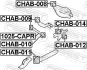 Сайлентблок OPEL ANTARA, CHEVROLET CAPTIVA 06 зад. міст (Вир-во) FEBEST CHAB-010 (фото 2)