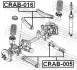 Сайлентблок важеля JEEP GRAND CHEROKKE I-II 91-05 зад. міст низ (вир-во) FEBEST CRAB-005 (фото 2)
