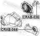 САЙЛЕНТБЛОК ОПОРИ ДИФЕРЕНЦІАЛУ JEEP (вир-во) FEBEST CRAB-044 (фото 2)
