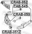 Сайлентблок важіля DODGE JOURNEY 08- зад міст низ (Вир-во) FEBEST CRAB-051Z (фото 2)