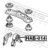 ПОДУШКА ЗАДНЬОГО ДИФЕРЕНЦІАЛУ HONDA (вир-во) FEBEST HAB-014 (фото 2)