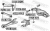 Сайлентблок важеля HONDA ACCORD 90-98 задн. міст із двох сторін (Вир-во) FEBEST HAB-028 (фото 2)
