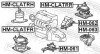 ПОДУШКА КОРОБКИ ШВИДКОСТЕЙ AT/ МТ HONDA ACCORD (вир-во) FEBEST HM-063 (фото 2)