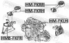 Подушка двигуна задня HONDA CIVIC (вир-во) FEBEST HM-FKRR (фото 2)